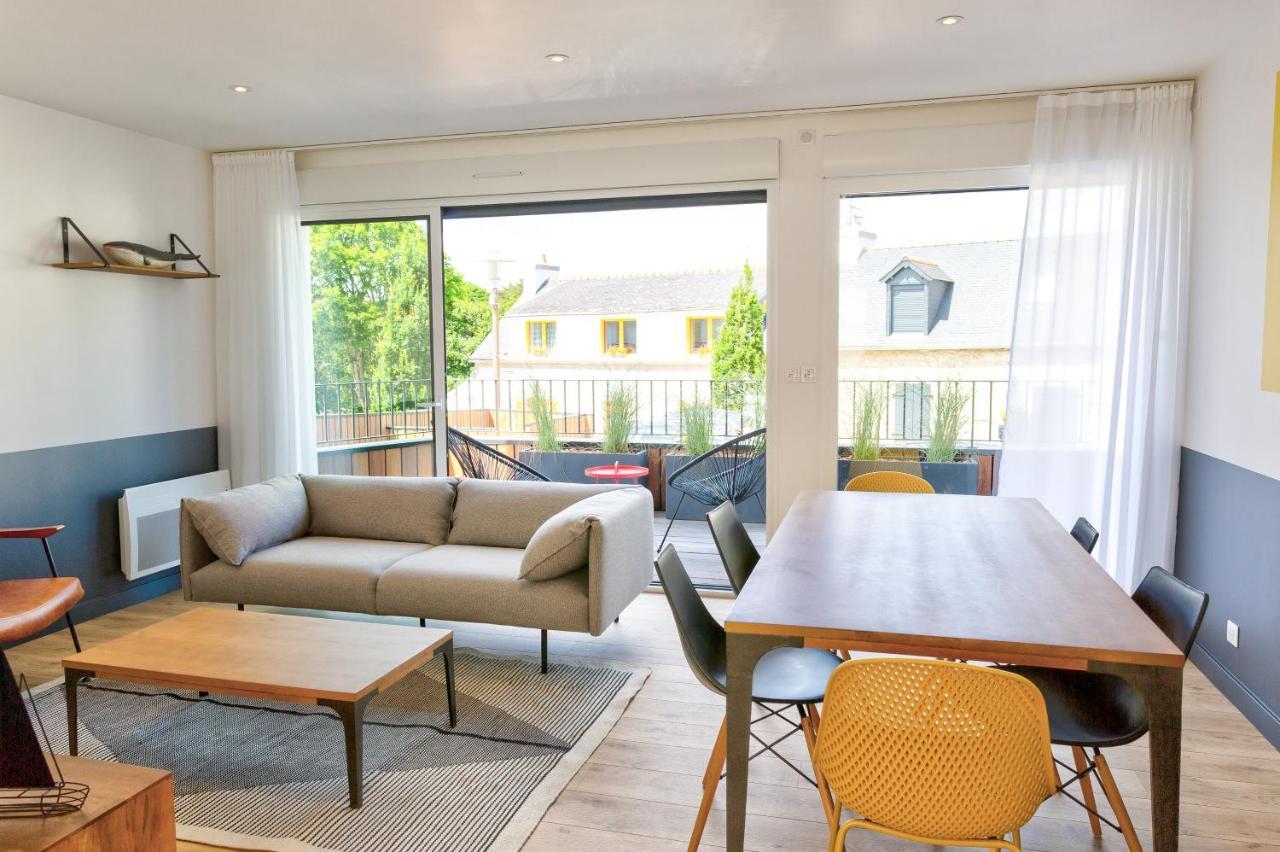 Residence Du Phare - 4 Appartements - 2 Chambres - Vue Mer Ou Terrasse Combrit Exterior photo
